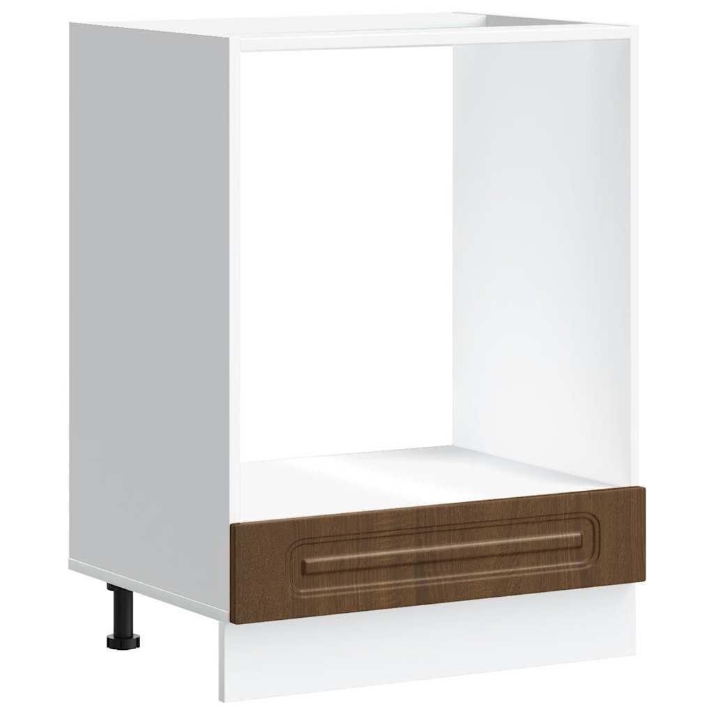 Oven Cabinet Kalmar Brown Oak Engineered Wood