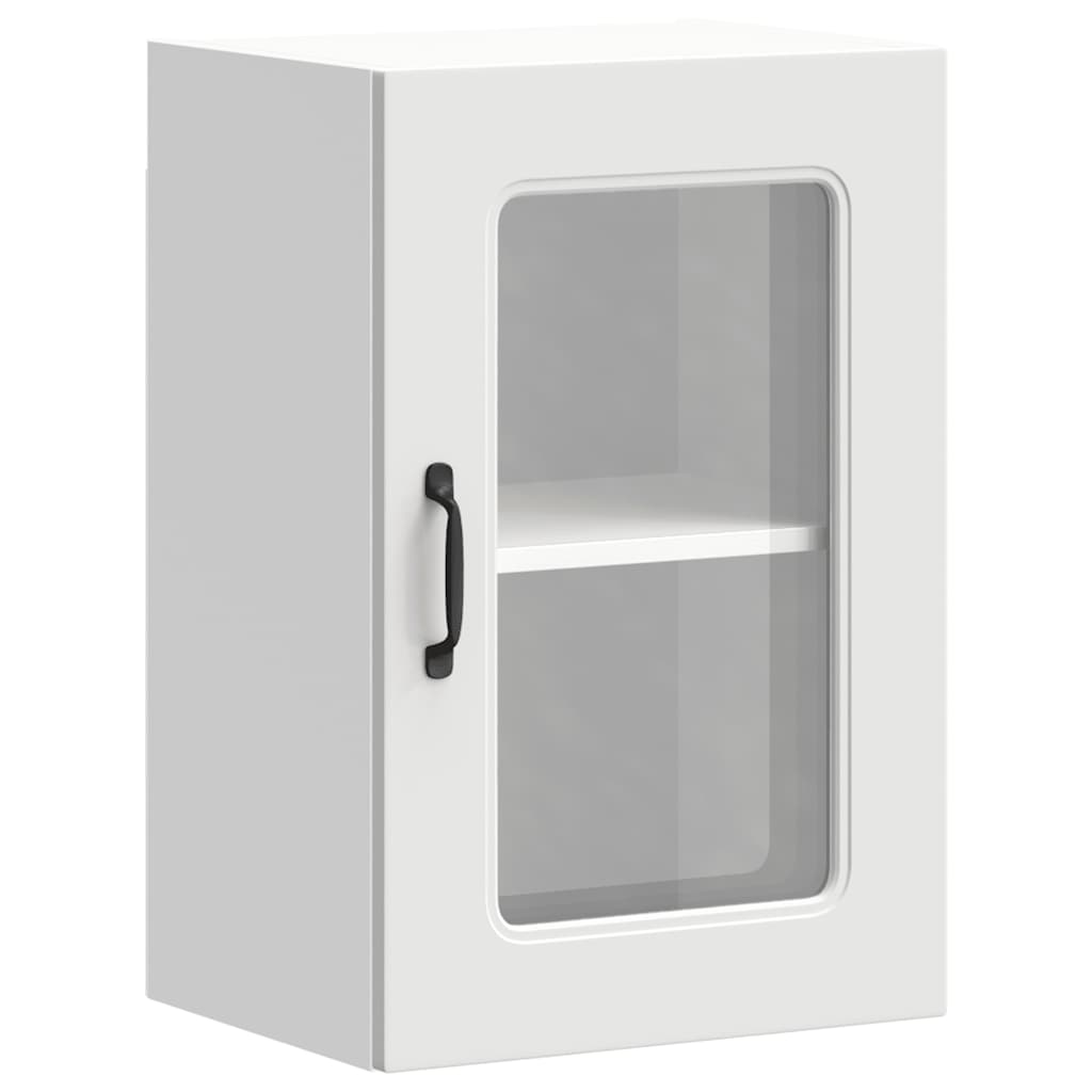 Kitchen Wall Cabinet with Glass Door "Kalmar" White