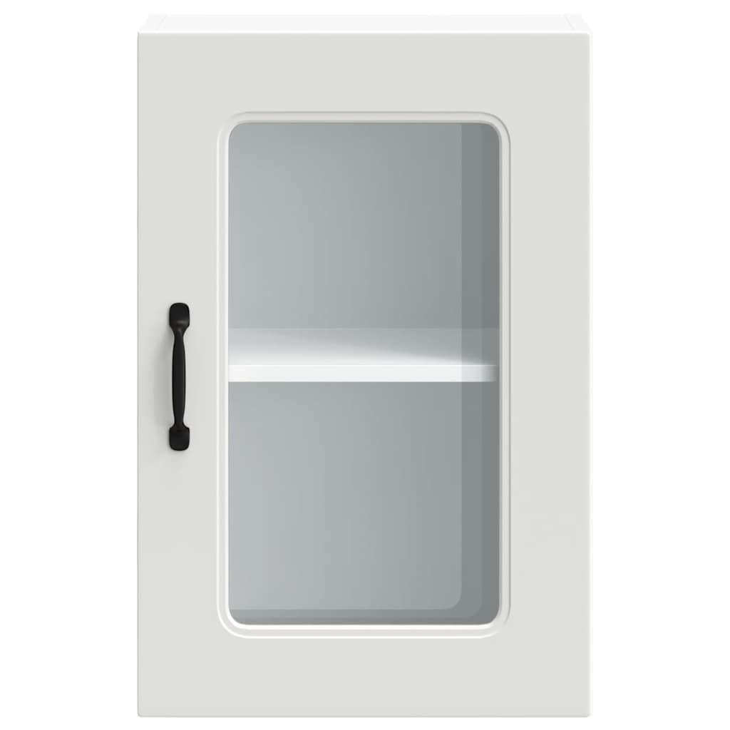 Kitchen Wall Cabinet with Glass Door "Kalmar" White