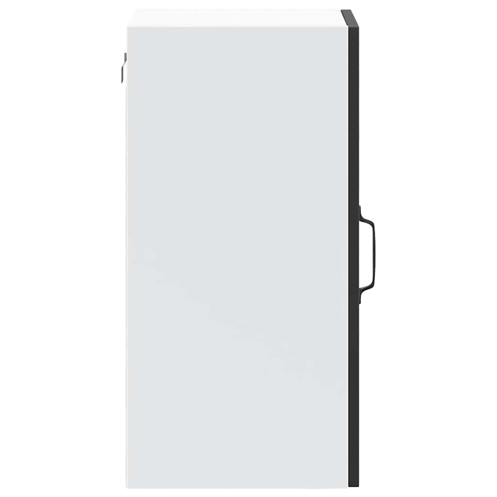 Kitchen Wall Cabinet with Glass Door "Kalmar" Black