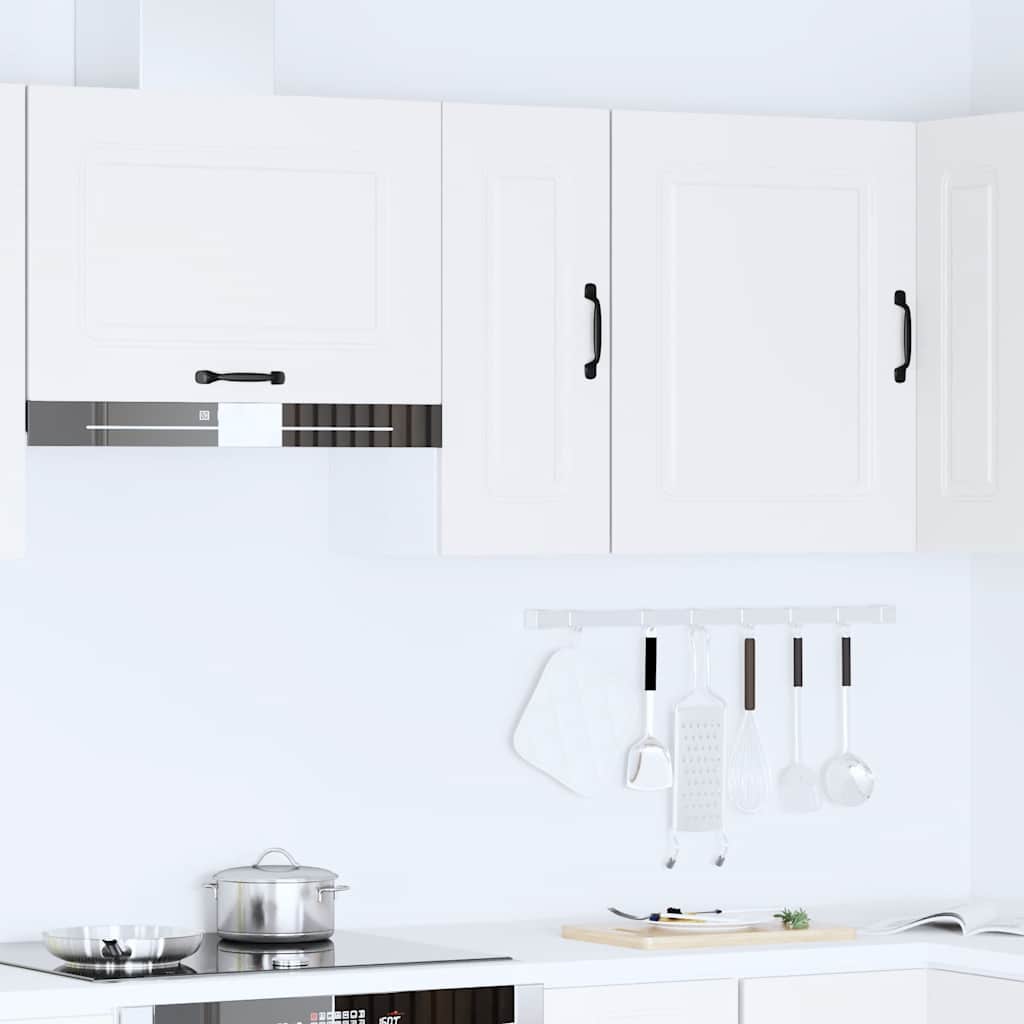 Kitchen Wall Cabinet "Kalmar" White Engineered Wood