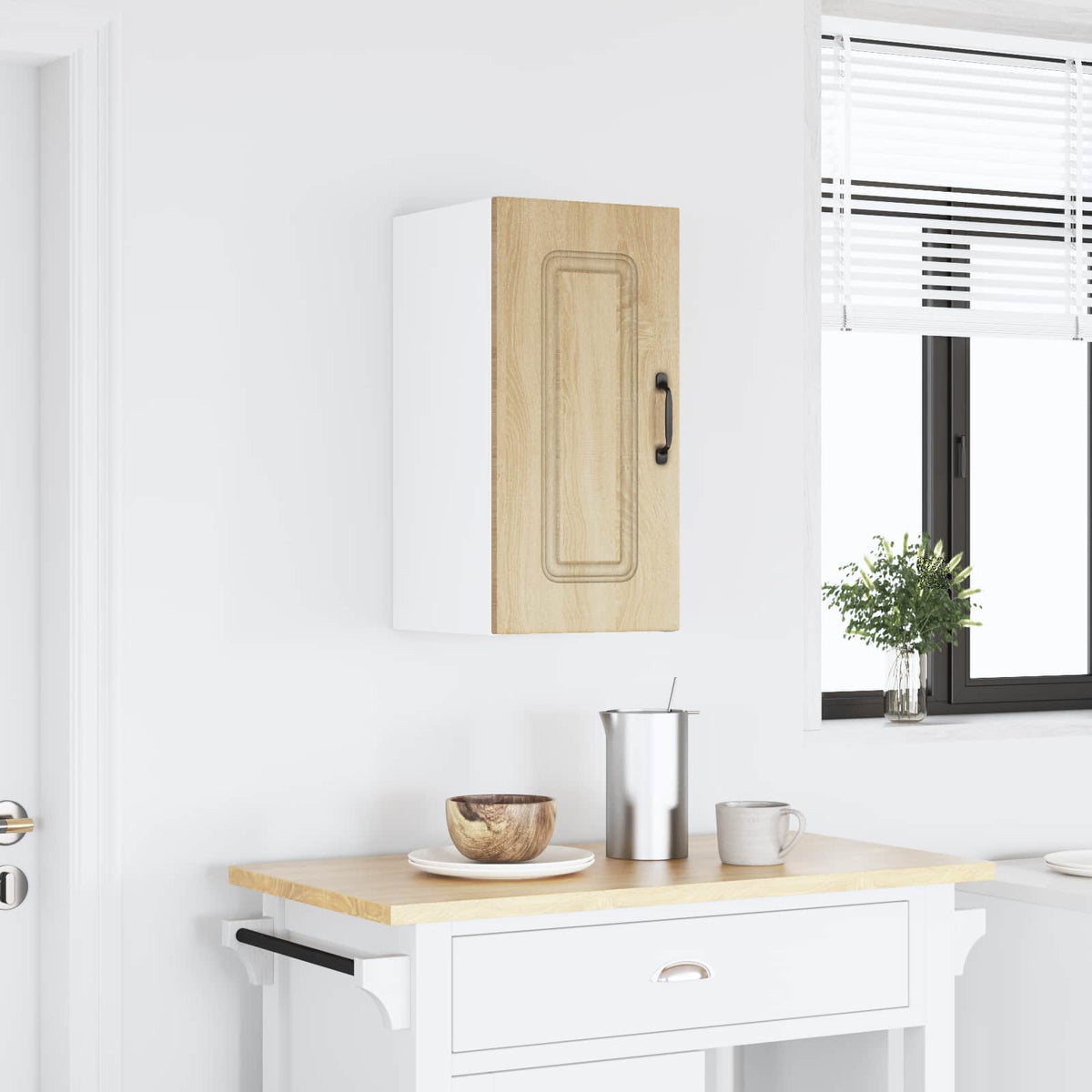 Kitchen Wall Cabinet "Kalmar" Sonoma Oak Engineered Wood
