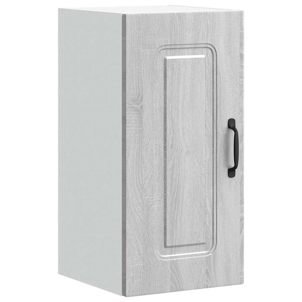 Kitchen Wall Cabinet "Kalmar" Grey Sonoma Engineered Wood