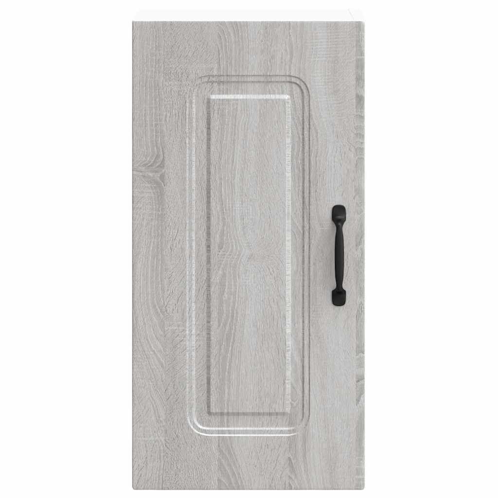 Kitchen Wall Cabinet "Kalmar" Grey Sonoma Engineered Wood