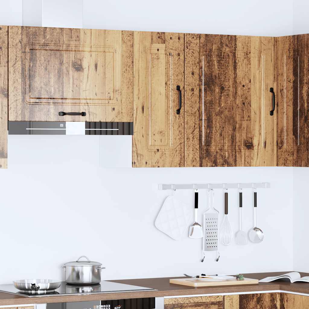Kitchen Wall Cabinet "Kalmar" Old Wood Engineered Wood