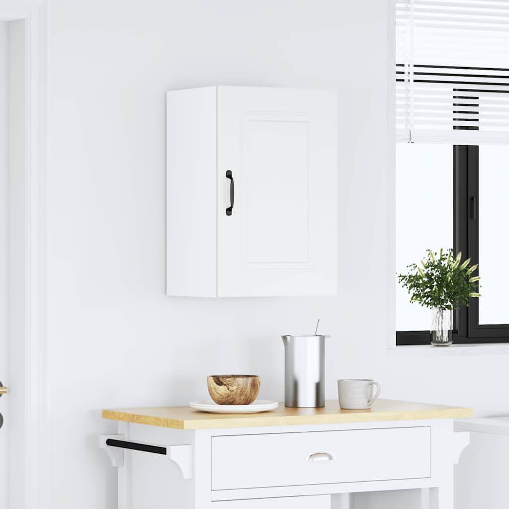 vidaXL Kitchen Wall Cabinet Kalmar White Engineered Wood