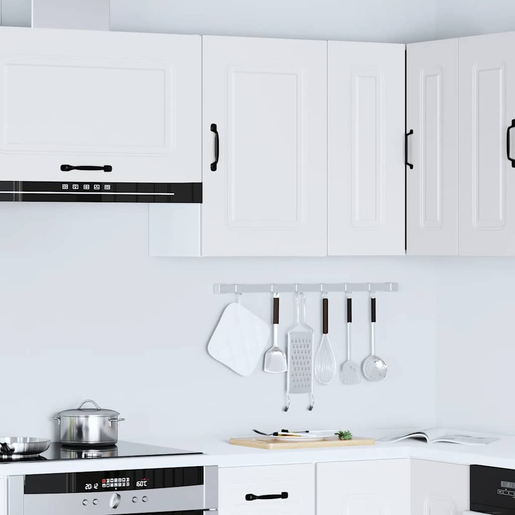 vidaXL Kitchen Wall Cabinet Kalmar White Engineered Wood