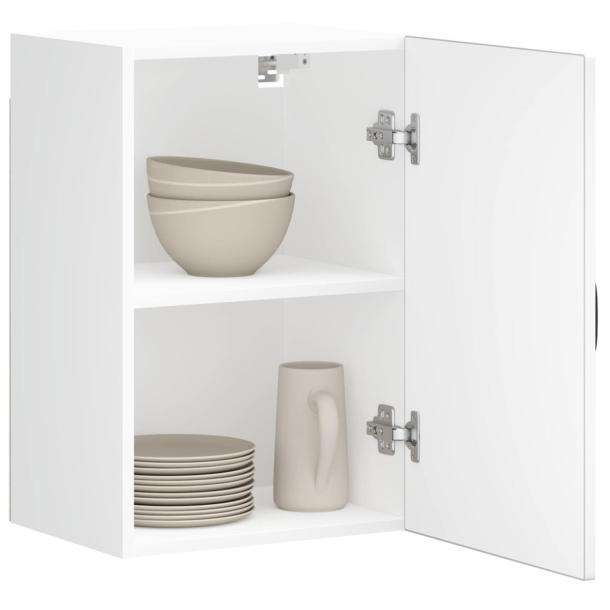 Kitchen Wall Cabinet "Kalmar" White Engineered Wood