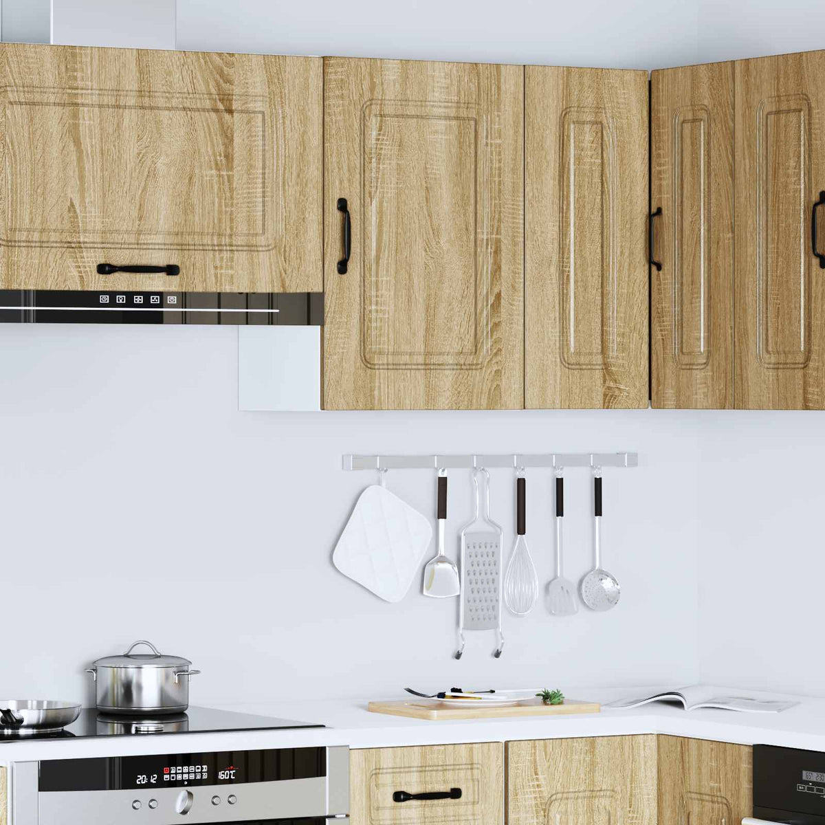 Kitchen Wall Cabinet "Kalmar" Sonoma Oak Engineered Wood