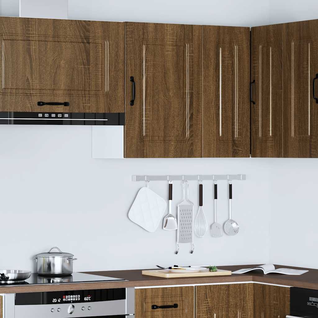 vidaXL Kitchen Wall Cabinet Kalmar Brown Oak Engineered Wood