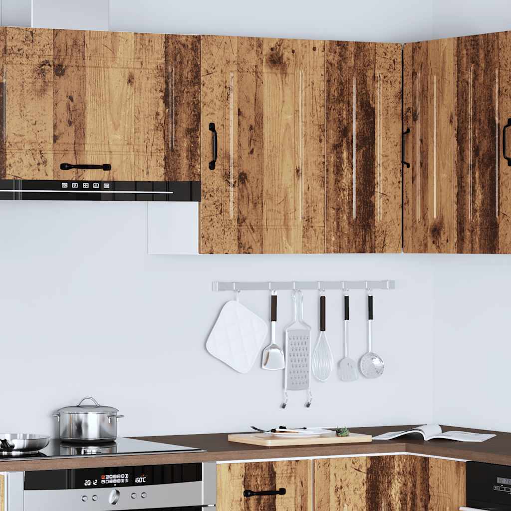Kitchen Wall Cabinet "Kalmar" Old Wood Engineered Wood