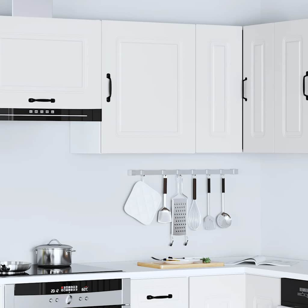 vidaXL Kitchen Wall Cabinet Kalmar White Engineered Wood