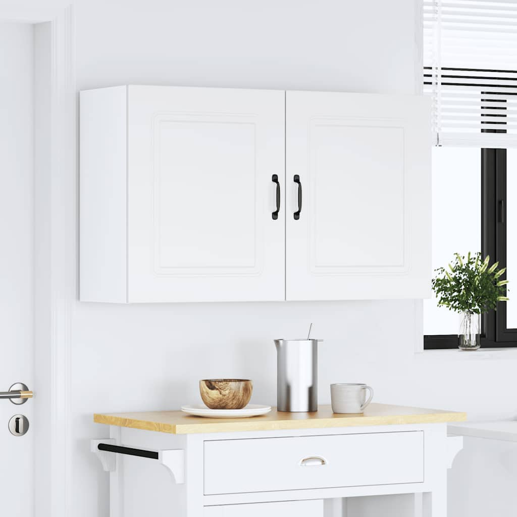 vidaXL Kitchen Wall Cabinets 2 pcs Kalmar White Engineered Wood