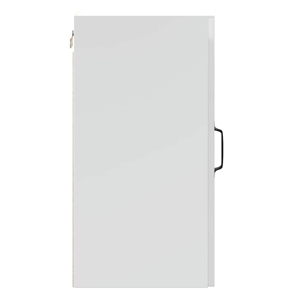 Kitchen Wall Cabinet Kalmar High Gloss White Engineered Wood
