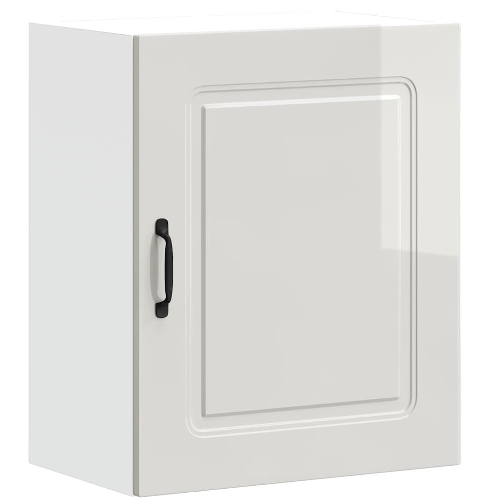 Kitchen Wall Cabinets 2 pcs "Kalmar" High Gloss White