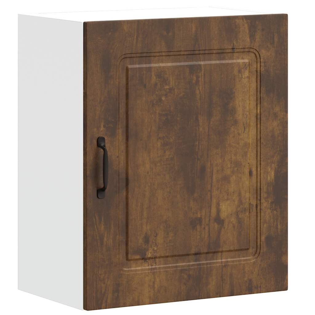 Kitchen Wall Cabinet Kalmar Smoked Oak Engineered Wood