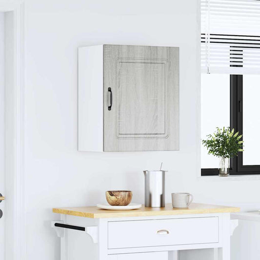 Kitchen Wall Cabinet Kalmar Grey Sonoma Engineered Wood