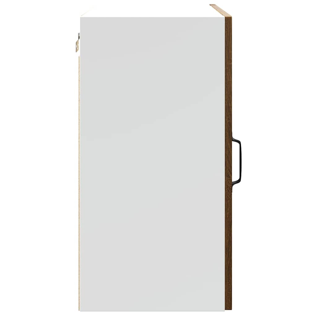 Kitchen Wall Cabinet Kalmar Brown Oak Engineered Wood