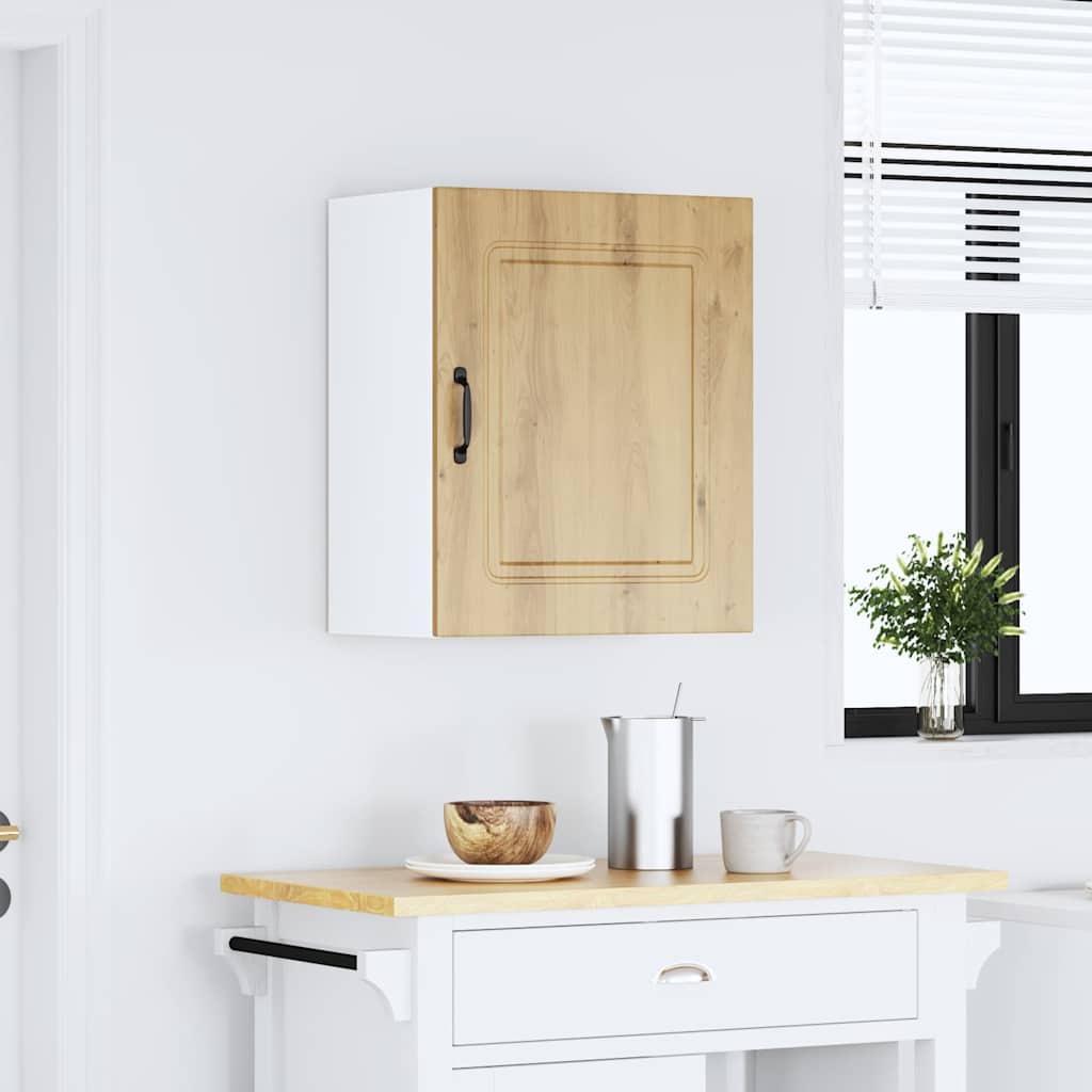 Kitchen Wall Cabinet Kalmar Artisan Oak Engineered Wood