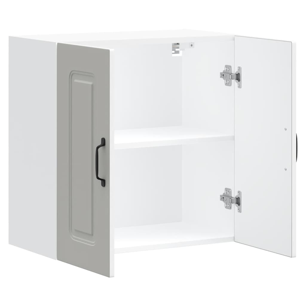 Kitchen Wall Cabinet "Kalmar" White Engineered Wood