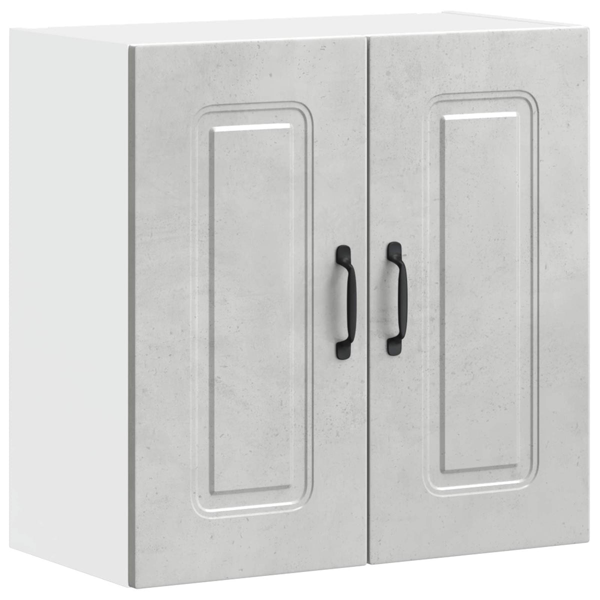 Kitchen Wall Cabinet "Kalmar" Concrete Grey Engineered Wood