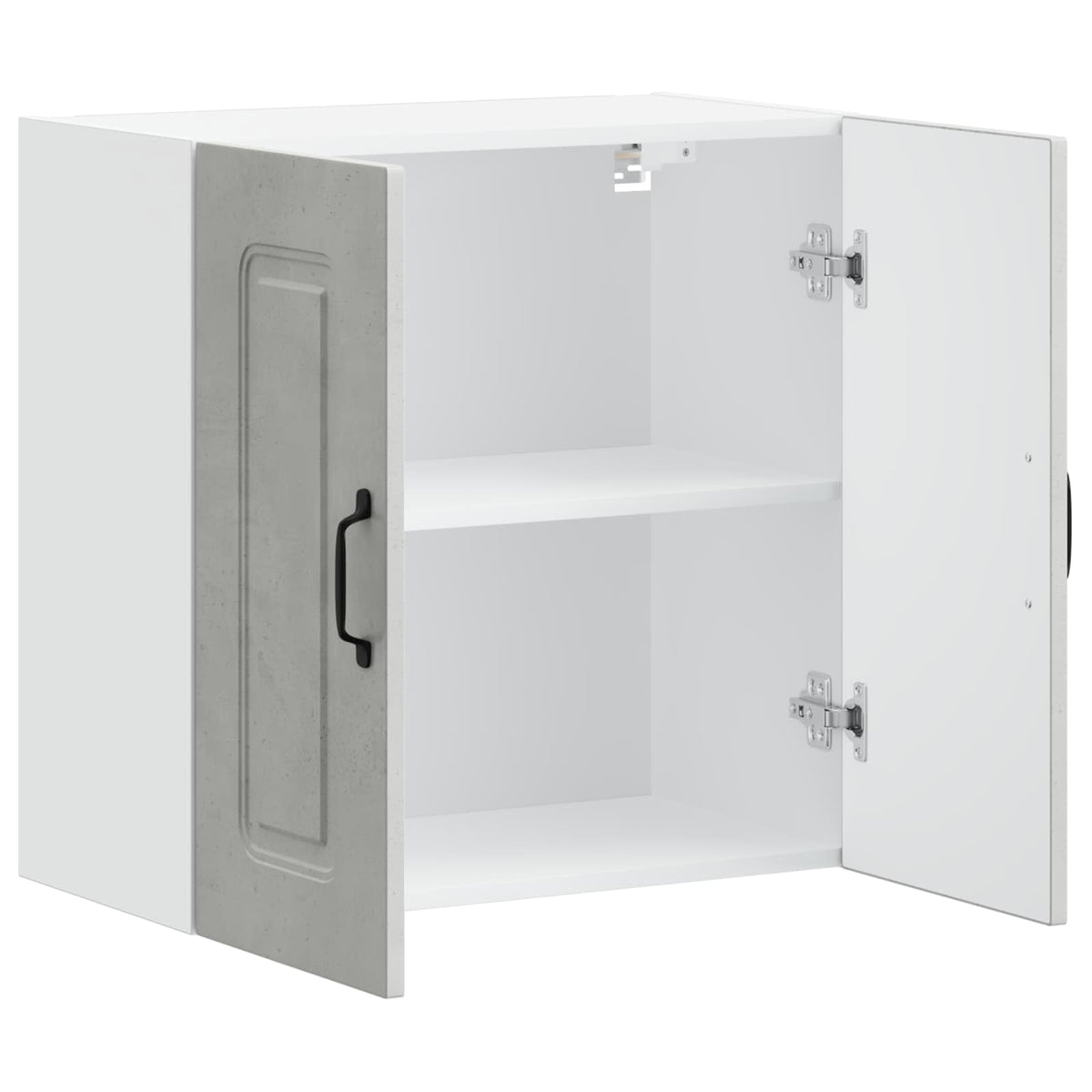 Kitchen Wall Cabinet "Kalmar" Concrete Grey Engineered Wood