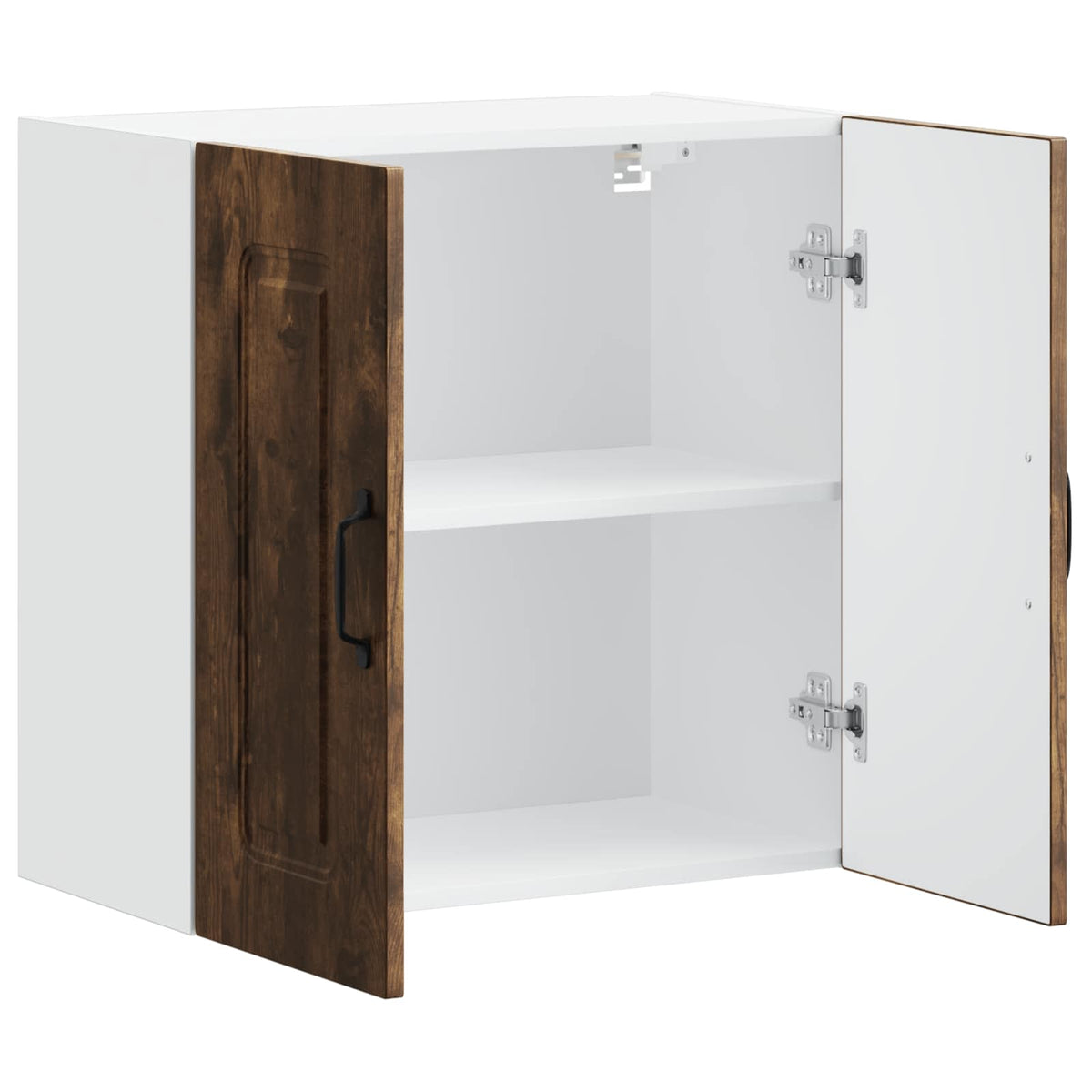 Kitchen Wall Cabinet "Kalmar" Smoked Oak Engineered Wood
