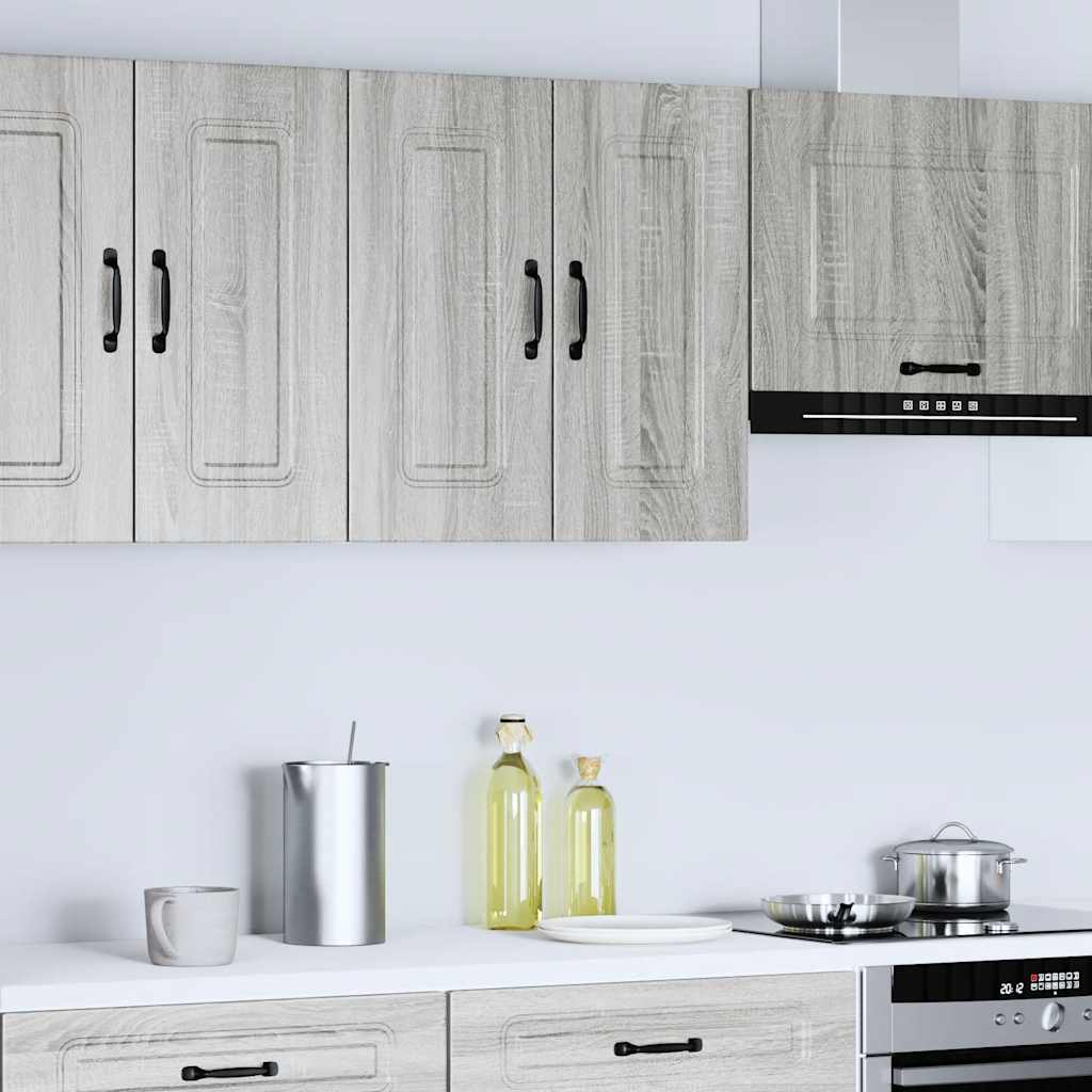 vidaXL Kitchen Wall Cabinet Kalmar Grey Sonoma Engineered Wood