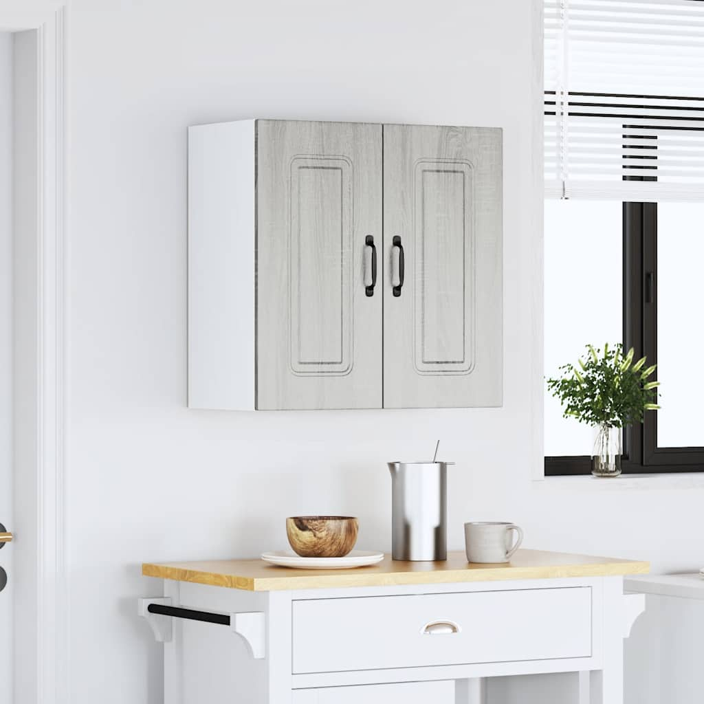 vidaXL Kitchen Wall Cabinet Kalmar Grey Sonoma Engineered Wood