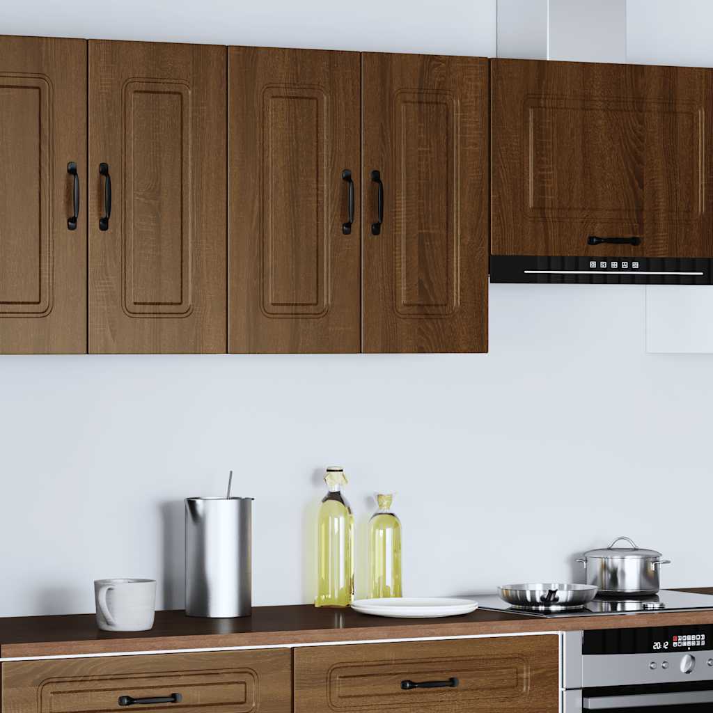 vidaXL Kitchen Wall Cabinet Kalmar Brown Oak Engineered Wood