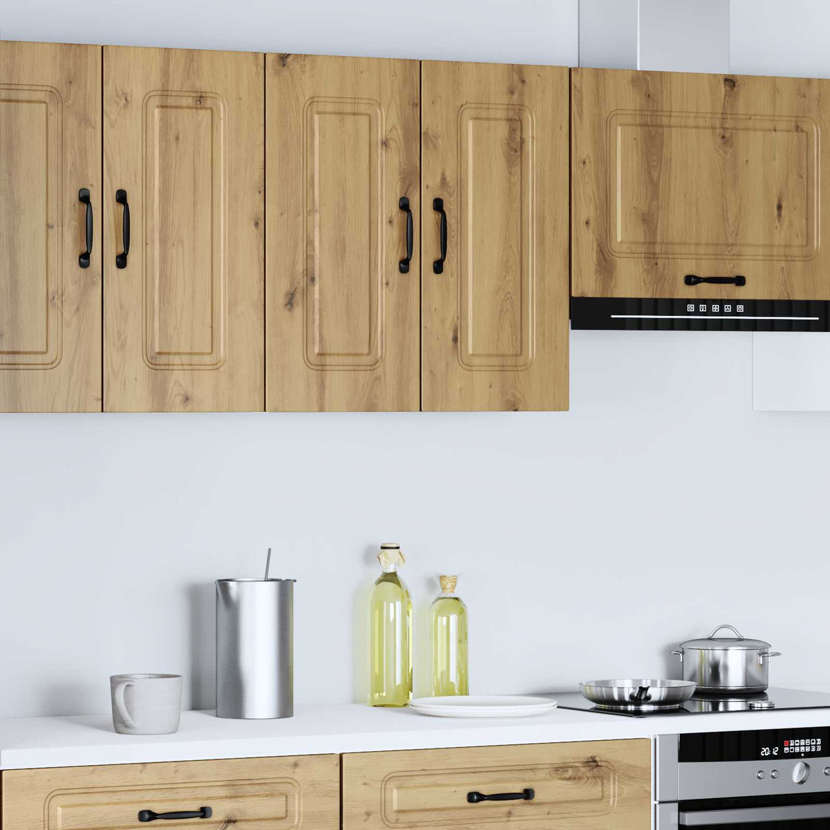 Kitchen Wall Cabinet "Kalmar" Artisan Oak Engineered Wood