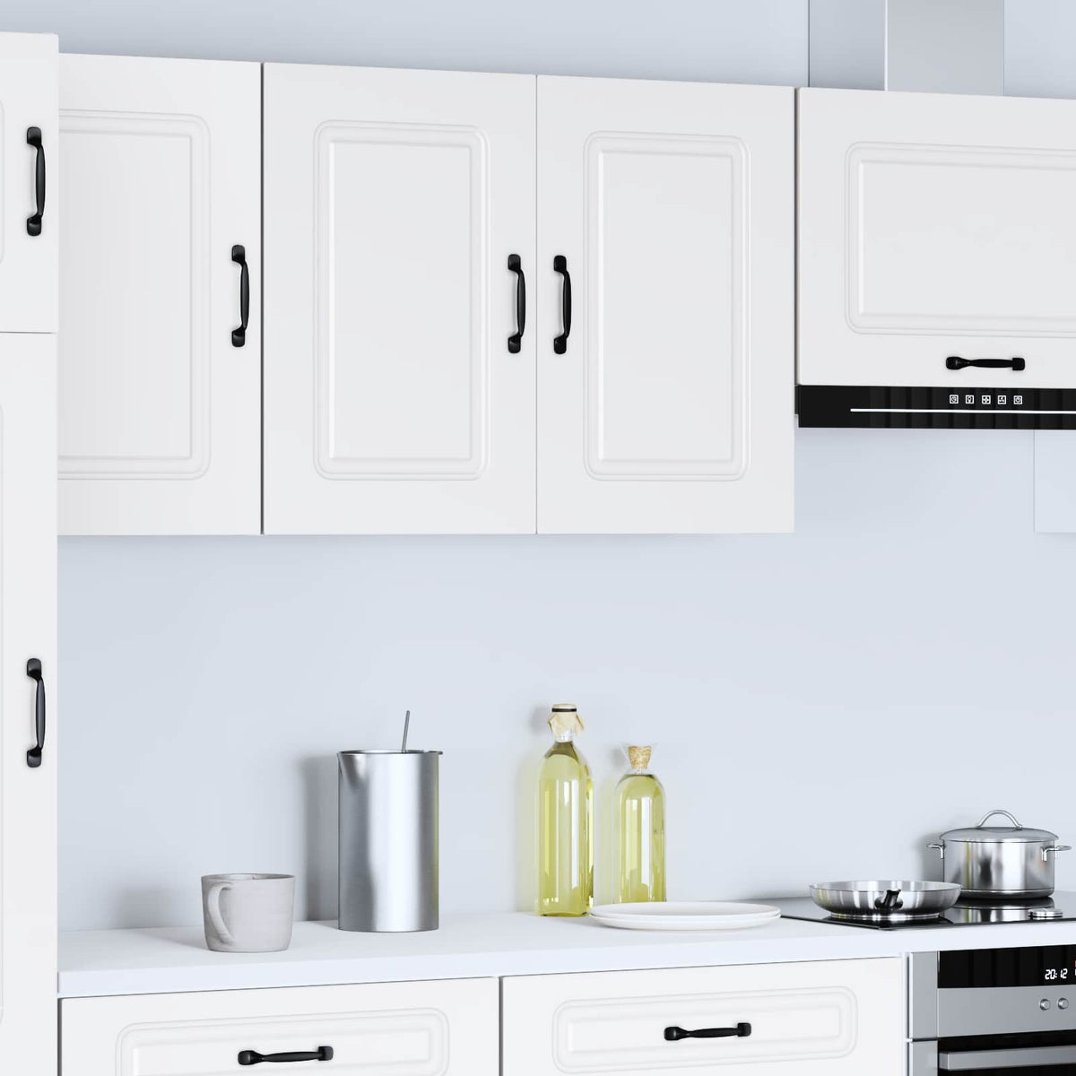 Kitchen Wall Cabinet "Kalmar" White Engineered Wood