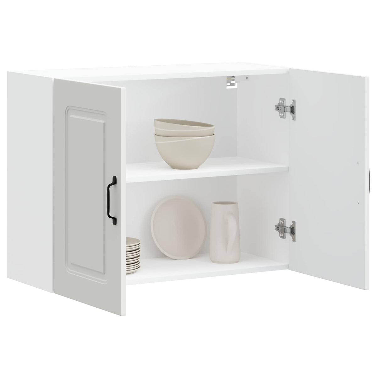 Kitchen Wall Cabinet "Kalmar" White Engineered Wood