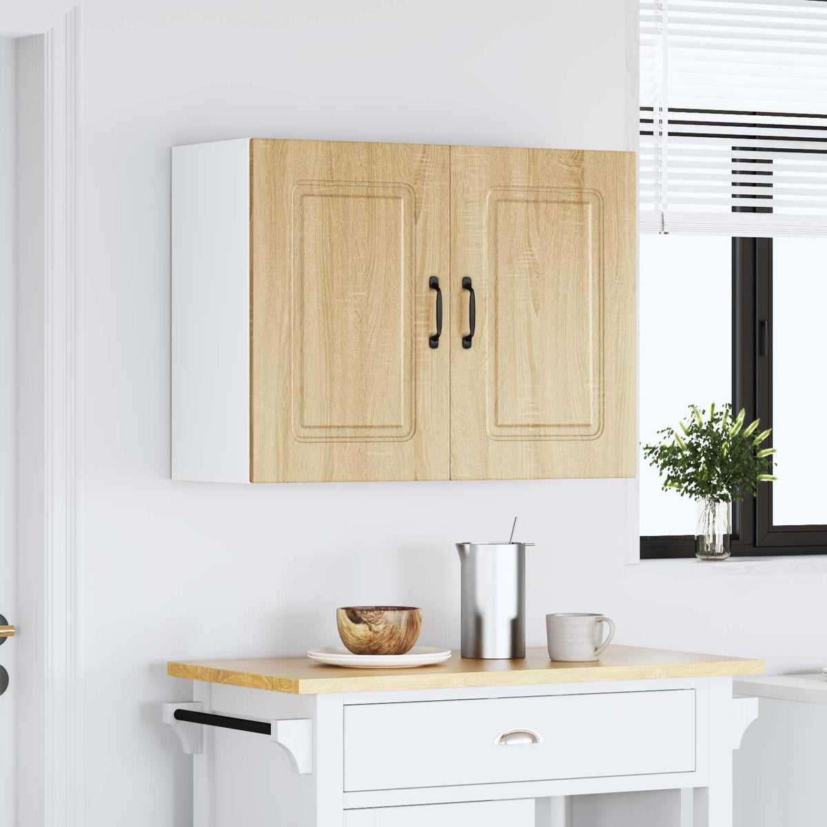 Kitchen Wall Cabinet "Kalmar" Sonoma Oak Engineered Wood