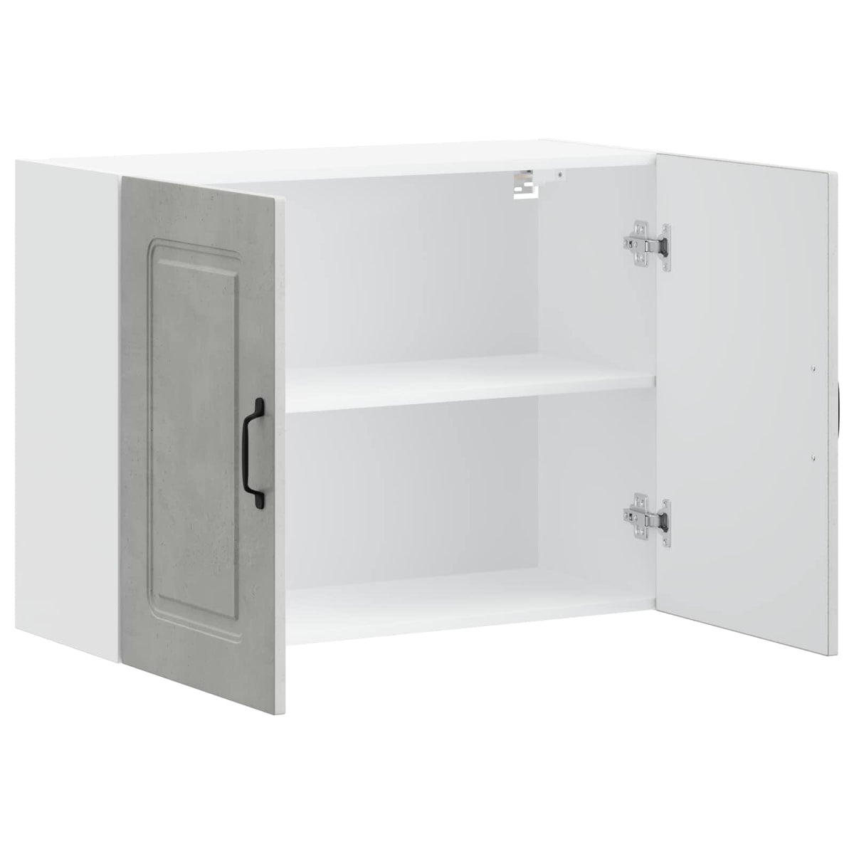 Kitchen Wall Cabinet "Kalmar" Concrete Grey Engineered Wood