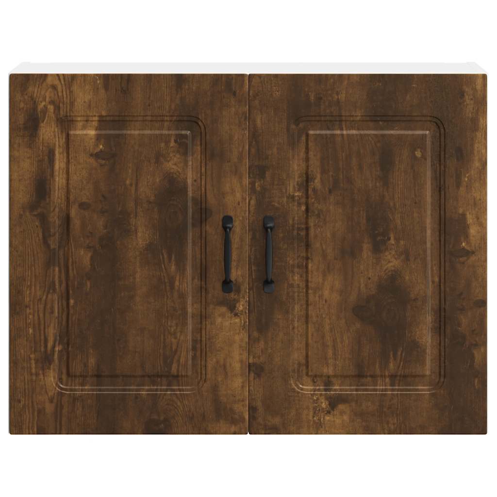 Kitchen Wall Cabinet Kalmar Smoked Oak Engineered Wood