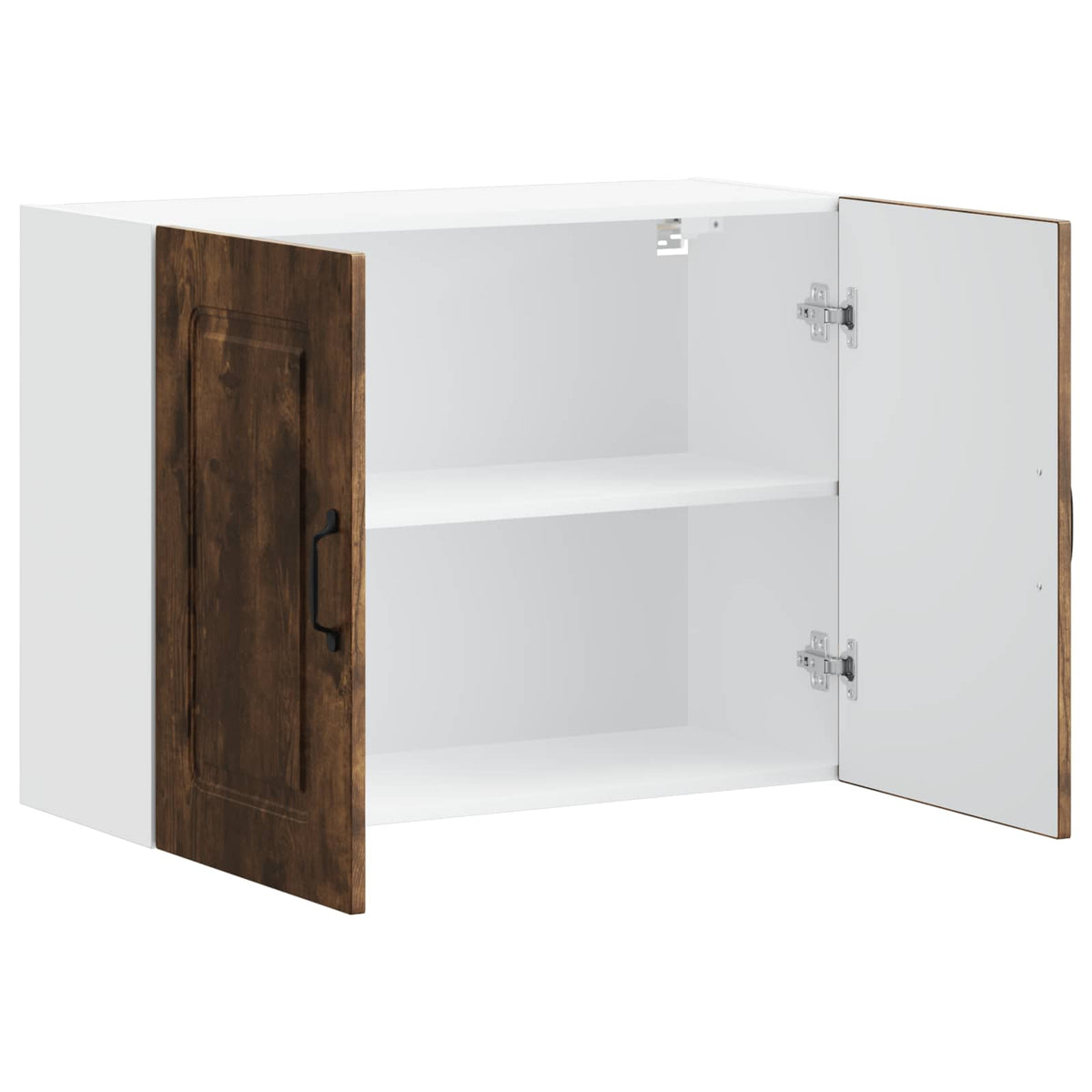Kitchen Wall Cabinet "Kalmar" Smoked Oak Engineered Wood