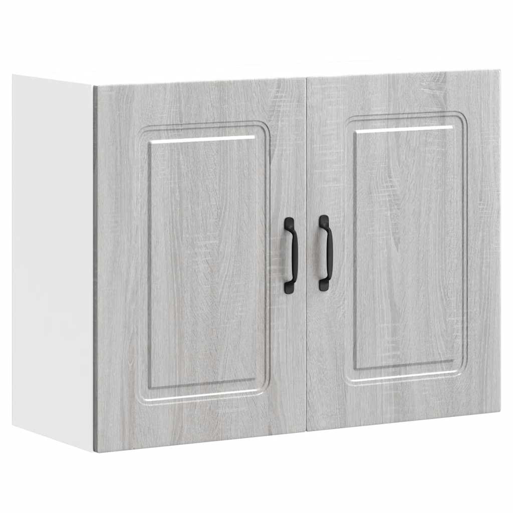 Kitchen Wall Cabinet "Kalmar" Grey Sonoma Engineered Wood