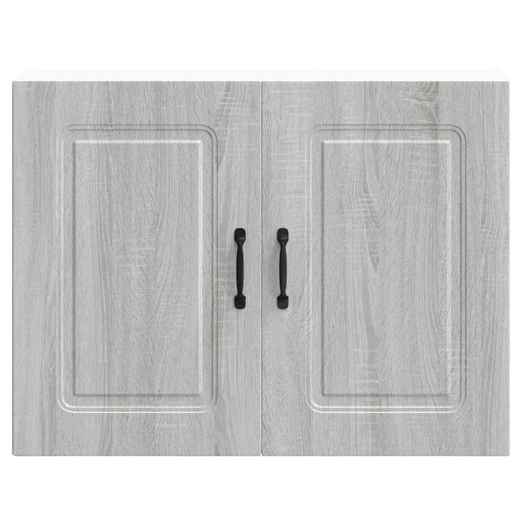 Kitchen Wall Cabinet "Kalmar" Grey Sonoma Engineered Wood