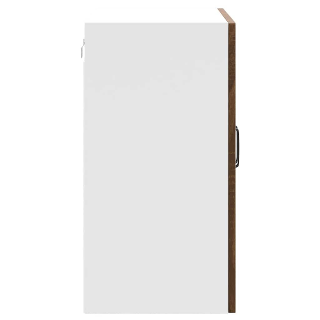 Kitchen Wall Cabinet "Kalmar" Brown Oak Engineered Wood