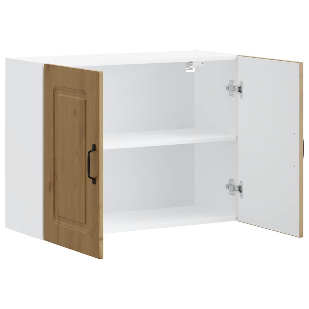 Kitchen Wall Cabinet Kalmar Artisan Oak Engineered Wood