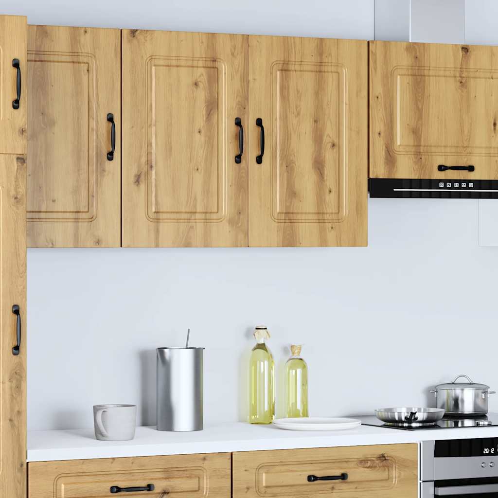 Kitchen Wall Cabinet Kalmar Artisan Oak Engineered Wood