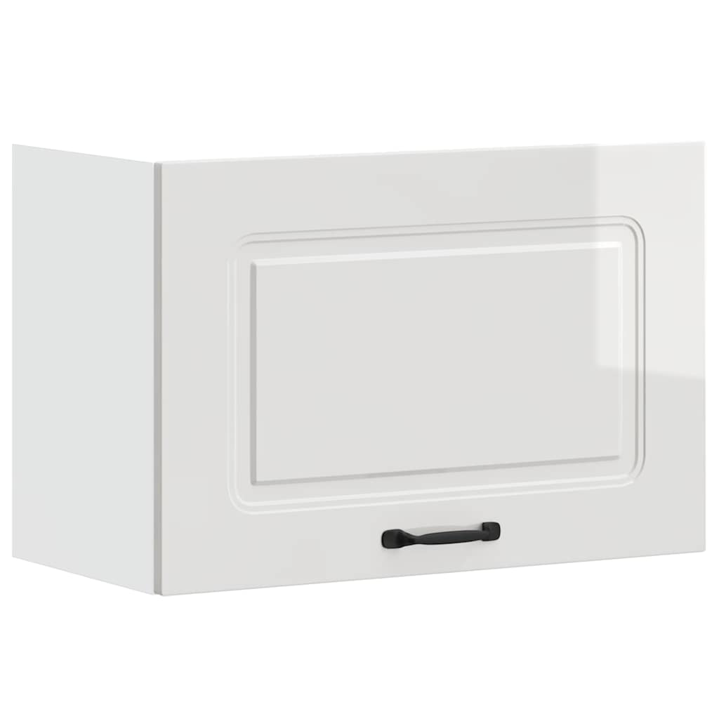 vidaXL Kitchen Wall Cabinet Kalmar High Gloss White Engineered Wood