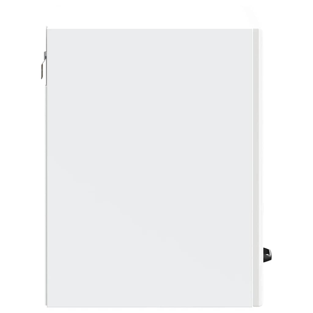 vidaXL Kitchen Wall Cabinet Kalmar High Gloss White Engineered Wood