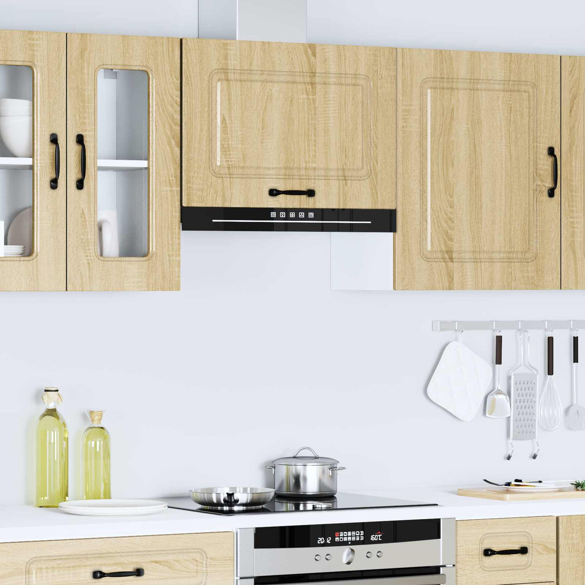 Kitchen Wall Cabinet "Kalmar" Sonoma Oak Engineered Wood