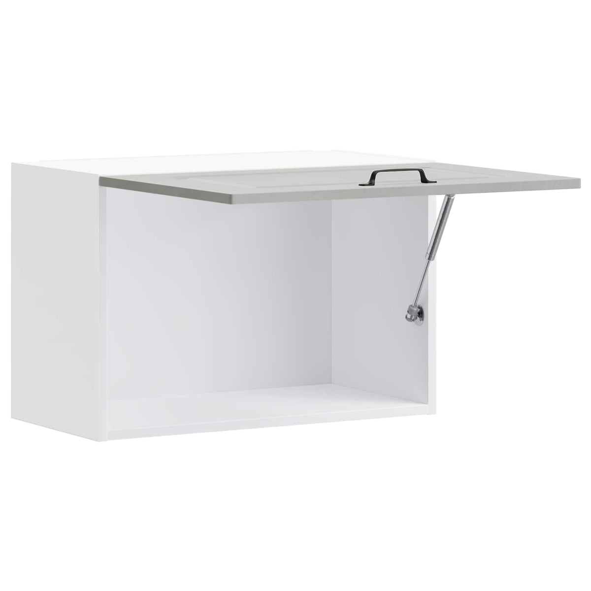 Kitchen Wall Cabinet "Kalmar" Concrete Grey Engineered Wood