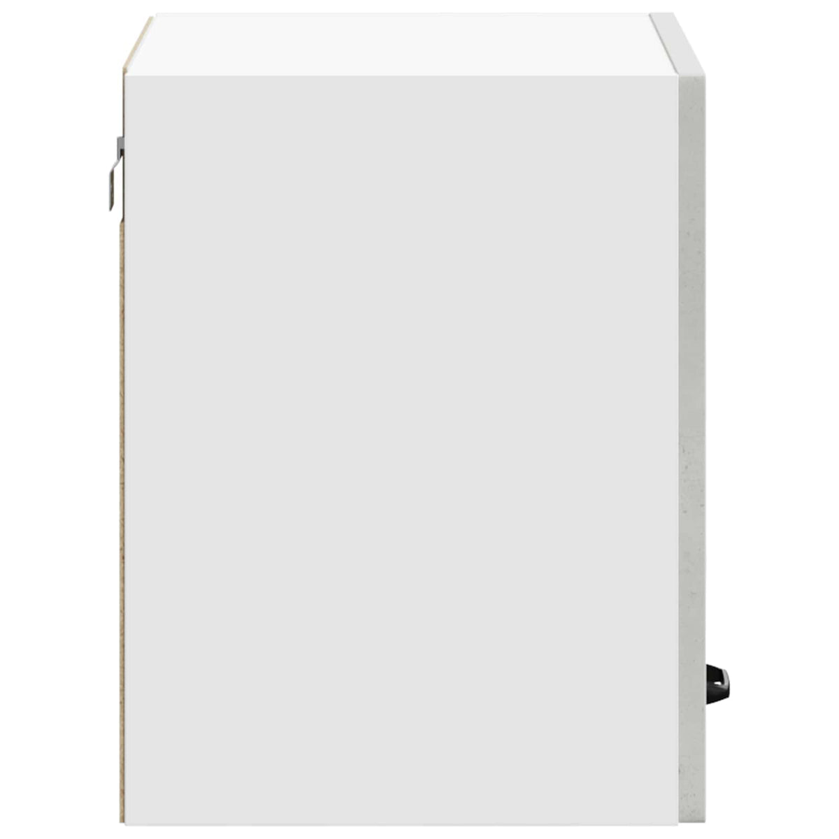 Kitchen Wall Cabinet "Kalmar" Concrete Grey Engineered Wood