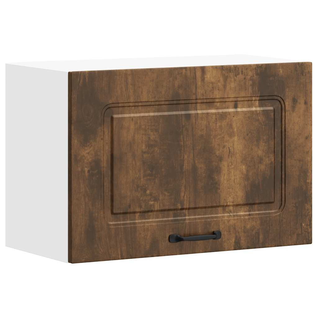 Kitchen Wall Cabinet "Kalmar" Smoked Oak Engineered Wood