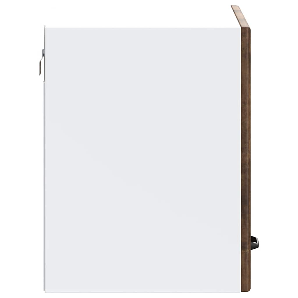 Kitchen Wall Cabinet "Kalmar" Smoked Oak Engineered Wood