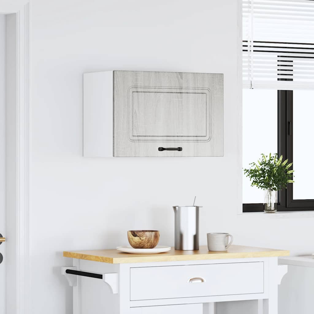 Kitchen Wall Cabinet "Kalmar" Grey Sonoma Engineered Wood